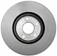 18A2513 Front, Driver or Passenger Side Brake Disc, Natural Finish, Plain Surface, OE Replacement Series