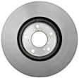 18A2513 Front, Driver or Passenger Side Brake Disc, Natural Finish, Plain Surface, OE Replacement Series