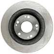 18A2546AC Rear, Driver or Passenger Side Brake Disc, Natural Finish, Plain Surface, Advantage Series
