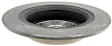 18A2546AC Rear, Driver or Passenger Side Brake Disc, Natural Finish, Plain Surface, Advantage Series