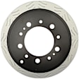 18A2572SD Rear, Driver or Passenger Side Brake Disc, Slotted, 5 Lugs, Performance Series