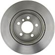 18A2602A Front, Driver or Passenger Side Brake Disc, Plain Surface, 5 Lugs,, Advantage Series