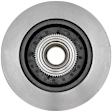 18A2614A Front, Driver or Passenger Side Brake Disc, Plain Surface, 8 Lugs, RWD