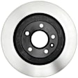 18A2629 Rear, Driver or Passenger Side Brake Disc, Natural Finish, Plain Surface, 330.2 mm, DuraStop Series