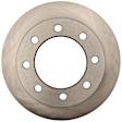 18A2630A Rear, Driver or Passenger Side Brake Disc, Plain Surface, 8 Lugs, Silver Series