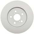 18A2635AC Rear, Driver or Passenger Side Brake Disc, Plain Surface, 5 Lugs, 259.08 mm, FWD, Silver Series