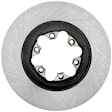 18A2637A Front, Driver or Passenger Side Brake Disc, Natural Finish, Plain Surface, OE Replacement Series