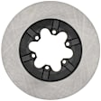 18A2637A Front, Driver or Passenger Side Brake Disc, Natural Finish, Plain Surface, OE Replacement Series