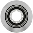 18A2654 Rear, Driver or Passenger Side Brake Disc, Natural Finish, Plain Surface, DuraStop Series
