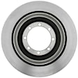18A2654 Rear, Driver or Passenger Side Brake Disc, Natural Finish, Plain Surface, DuraStop Series