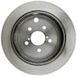 18A2683A Rear, Driver or Passenger Side Brake Disc, Plain Surface, Solid, 5 Lugs, 277.11 mm,, Advantage Series