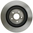 2007 Jaguar XJR - Rear, Driver or Passenger Side Brake Disc, Plain Surface, RWD, DuraStop Series