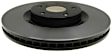 18A2710 Front, Passenger Side Brake Disc, Natural Finish, Plain Surface, DuraStop Series