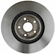18A2710 Front, Passenger Side Brake Disc, Natural Finish, Plain Surface, DuraStop Series
