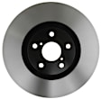 18A2710 Front, Passenger Side Brake Disc, Natural Finish, Plain Surface, DuraStop Series