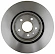 2017 Ford Flex - Front, Driver or Passenger Side Brake Disc, Natural Finish, Plain Surface, 325.12 mm, With Standard Duty Brakes, 3.5L 6Cyl, DuraStop Series