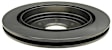 18A2725A Rear Brake Disc, Plain Surface, Vented, 6 Lugs,, Advantage Series