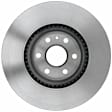 2015 Cadillac SRX - Front, Driver or Passenger Side Brake Disc, Natural Finish, Plain Surface, Vented, 342.9 mm, 3.6L 6Cyl, DuraStop Series