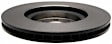 2015 Cadillac SRX - Front, Driver or Passenger Side Brake Disc, Natural Finish, Plain Surface, Vented, 342.9 mm, 3.6L 6Cyl, DuraStop Series