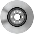 2015 Cadillac SRX - Front, Driver or Passenger Side Brake Disc, Natural Finish, Plain Surface, Vented, 342.9 mm, 3.6L 6Cyl, DuraStop Series