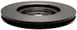 2015 Cadillac SRX - Front, Driver or Passenger Side Brake Disc, Natural Finish, Plain Surface, Vented, 342.9 mm, 3.6L 6Cyl, DuraStop Series