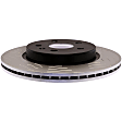 18A2733SD Rear, Driver or Passenger Side Brake Disc, Slotted, 5 Lugs,, Gold Series