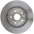 2015 Jeep Grand Cherokee - Rear, Driver or Passenger Side Brake Disc, Natural Finish, Plain Surface, Except Heavy Duty Brakes; Except SRT8 Package; With Solid Rear Discs, 3.0L 6Cyl, DuraStop Series