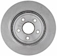 18A2792A Rear, Driver or Passenger Side Brake Disc, Plain Surface, Solid, 5 Lugs, Advantage Series