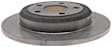 18A2792A Rear, Driver or Passenger Side Brake Disc, Plain Surface, Solid, 5 Lugs, Advantage Series