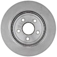 18A2792AC Rear, Driver or Passenger Side Brake Disc, Plain Surface, 5 Lugs, 329.95 mm, Silver Series