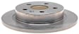 2015 Buick Regal - Rear, Driver or Passenger Side Brake Disc, Plain Surface, With Brake Code J60, 2.0L 4Cyl, Advantage Series