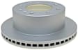 18A2805 Rear Brake Disc, Plain Surface, 8 Lugs, Professional Series
