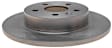 18A2821A Rear Brake Disc, Plain Surface,, Advantage Series