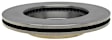 18A2851A Front, Driver or Passenger Side Brake Disc, Natural Finish, Plain Surface, FWD, OE Replacement Series