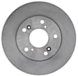 18A2851A Front, Driver or Passenger Side Brake Disc, Natural Finish, Plain Surface, FWD, OE Replacement Series