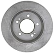 2014 Kia Forte Koup - Rear, Driver or Passenger Side Brake Disc, Natural Finish, Plain Surface, FWD, OE Replacement Series
