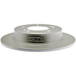 2015 Kia Forte - Rear, Driver or Passenger Side Brake Disc, Plain Surface, 5 Lugs, 262.13 mm, FWD, Silver Series