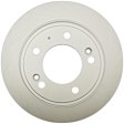 2015 Kia Forte - Rear, Driver or Passenger Side Brake Disc, Plain Surface, 5 Lugs, 262.13 mm, FWD, Silver Series