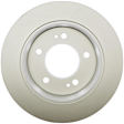 2015 Kia Forte - Rear, Driver or Passenger Side Brake Disc, Plain Surface, 5 Lugs, 262.13 mm, FWD, Silver Series