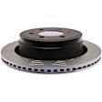 18A2917SD Rear, Driver or Passenger Side Brake Disc, Slotted, 6 Lugs,, Gold Series
