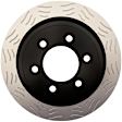 18A2917SD Rear, Driver or Passenger Side Brake Disc, Slotted, 6 Lugs,, Gold Series