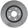 18A2931 Front, Driver or Passenger Side Brake Disc, Natural Finish, Plain Surface, DuraStop Series