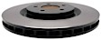 18A2939 Front, Driver or Passenger Side Brake Disc, Natural Finish, Plain Surface, DuraStop Series