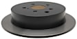 18A2943AC Rear Brake Disc, Plain Surface,, Advantage Series