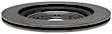 18A2947 Rear, Driver or Passenger Side Brake Disc, Natural Finish, Plain Surface, 344.93 mm, DuraStop Series