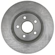 18A2963A Rear, Driver or Passenger Side Brake Disc, Natural Finish, Plain Surface, OE Replacement Series