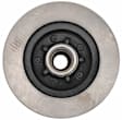 18A2A Front, Driver or Passenger Side Brake Disc, Natural Finish, Plain Surface, Vented, 5 Lugs, 301.24 mm, Advantage Series