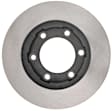 18A35A Front Brake Disc, Plain Surface, Vented, 6 Lugs, 302.26 mm,, Advantage Series