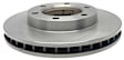 18A35A Front Brake Disc, Plain Surface, Vented, 6 Lugs, 302.26 mm,, Advantage Series