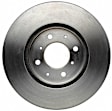 2012 Honda Insight - Front, Driver or Passenger Side Brake Disc, Natural Finish, Plain Surface, 1.3L 4Cyl, DuraStop Series